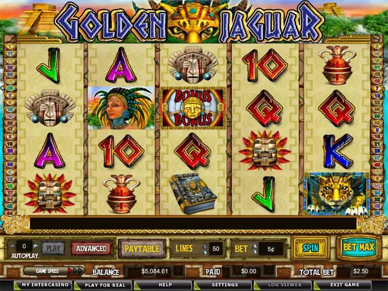 Golden Jaguar Free Casino Slot  with, delFree Spins