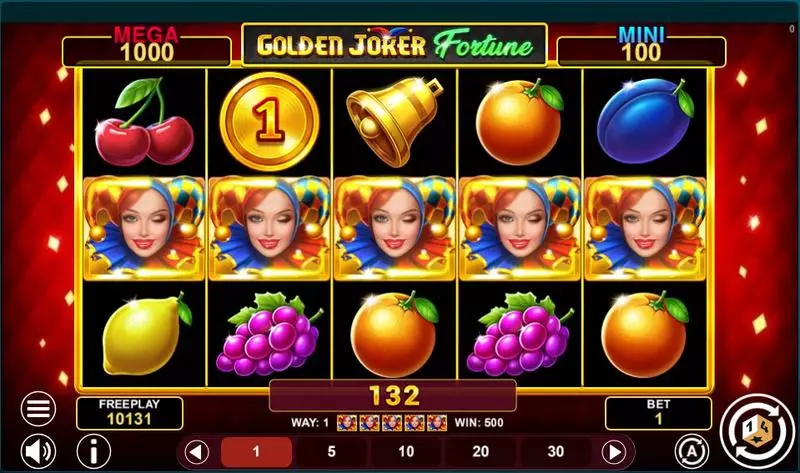 Golden Joker Fortune Free Casino Slot  with, delBonus JackpotHold and Win
