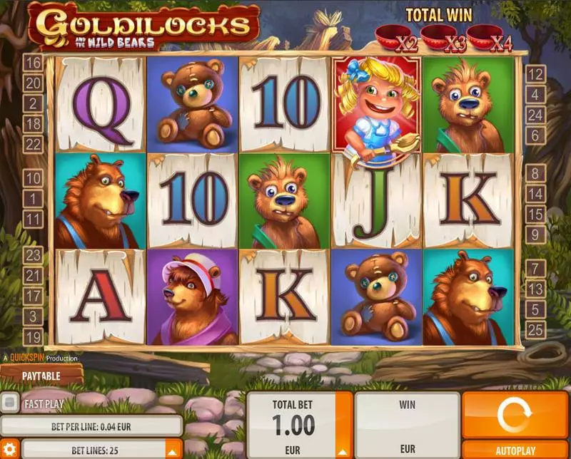 Goldilocks Free Casino Slot  with, delFree Spins
