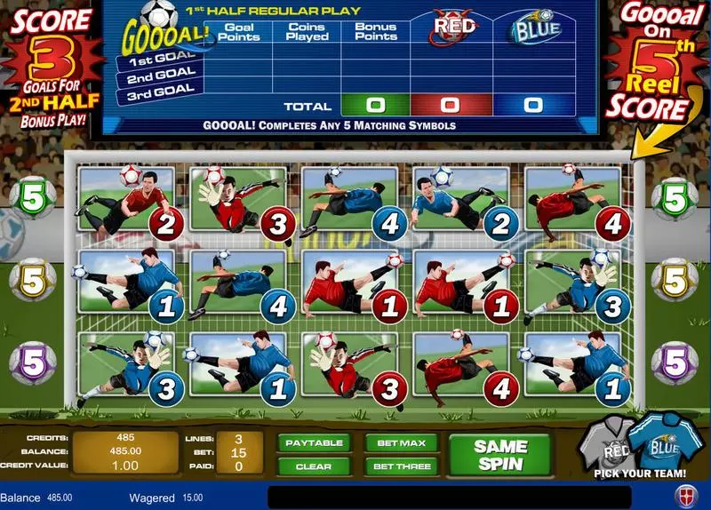 Gooal! Free Casino Slot  with, delSecond Screen Game