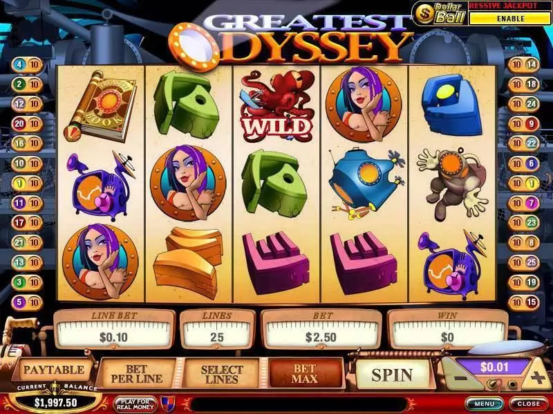 Greatest Odyssey Free Casino Slot  with, delSecond Screen Game