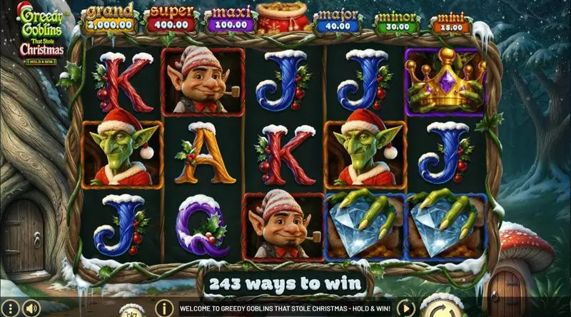 Greedy Goblins That Stole Christmas Free Casino Slot  with, delHold and WinPick a BoxWild Reels