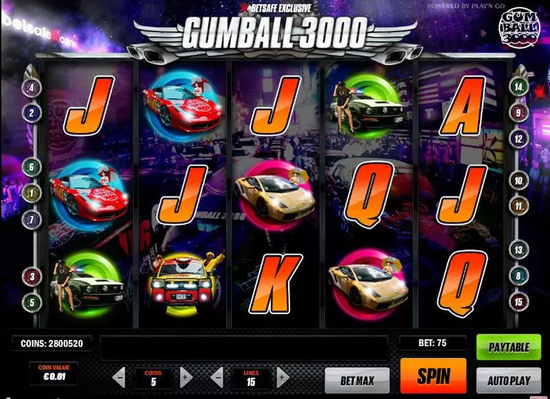 Gumball 3000 Free Casino Slot  with, delOn Reel Game