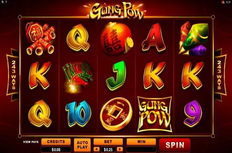 Gung Pow Free Casino Slot  with, delFree Spins