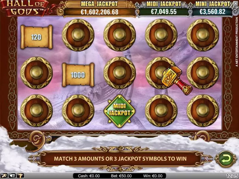 Hall of Gods Free Casino Slot  with, delFree Spins