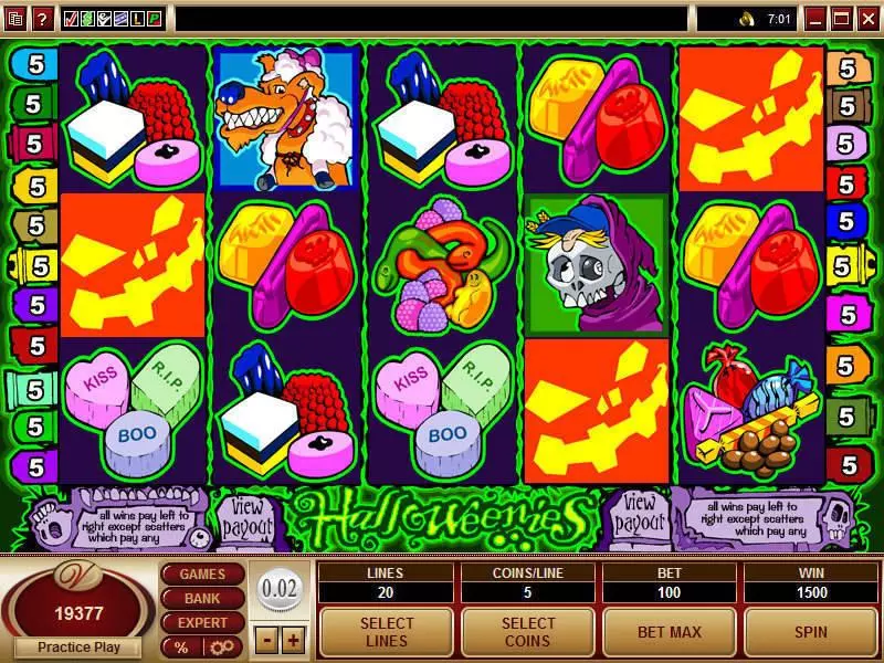 Halloweenies Free Casino Slot  with, delFree Spins