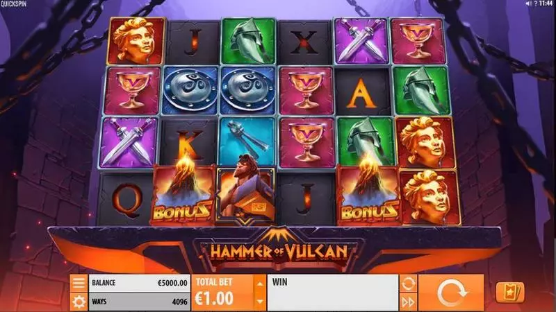 Hammer of Vulcan Free Casino Slot  with, delFree Spins