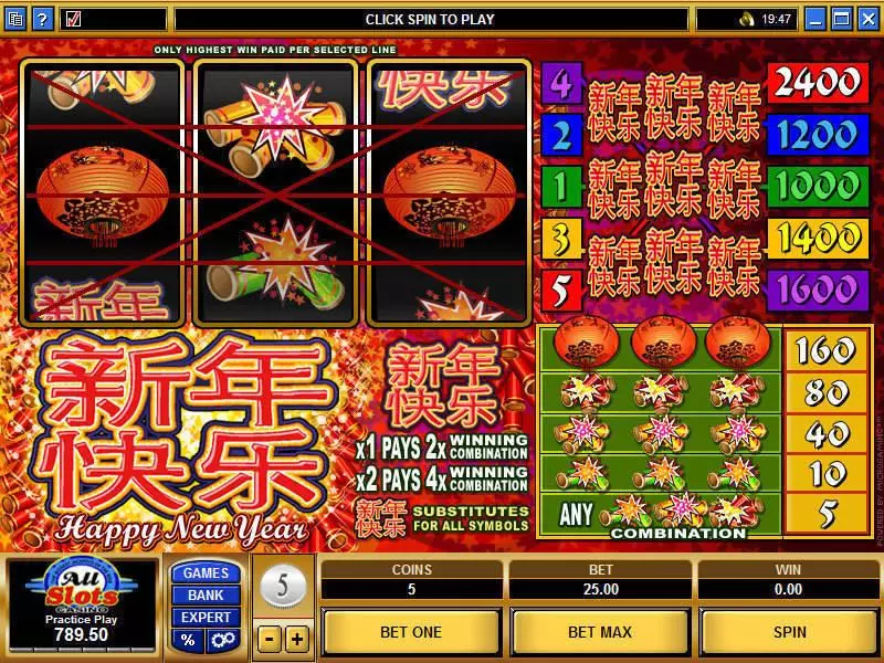 Happy New Year Free Casino Slot 