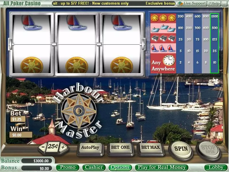Harbour Master Free Casino Slot 