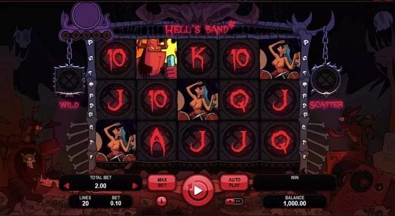Hell's Band Free Casino Slot  with, delFree Spins
