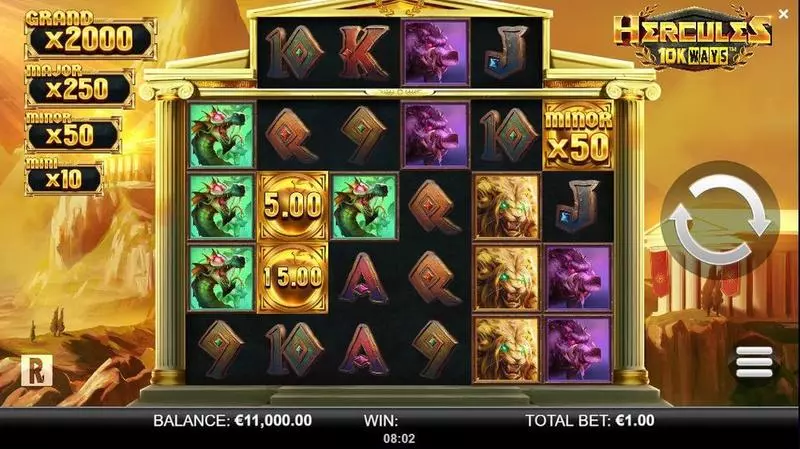 Hercules 10K WAYS Free Casino Slot  with, delFree Spins