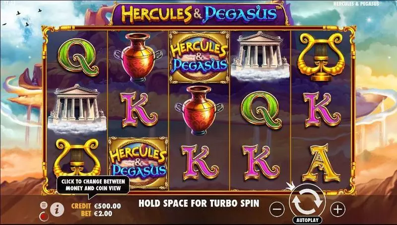 Hercules and Pegasus Free Casino Slot  with, delFree Spins