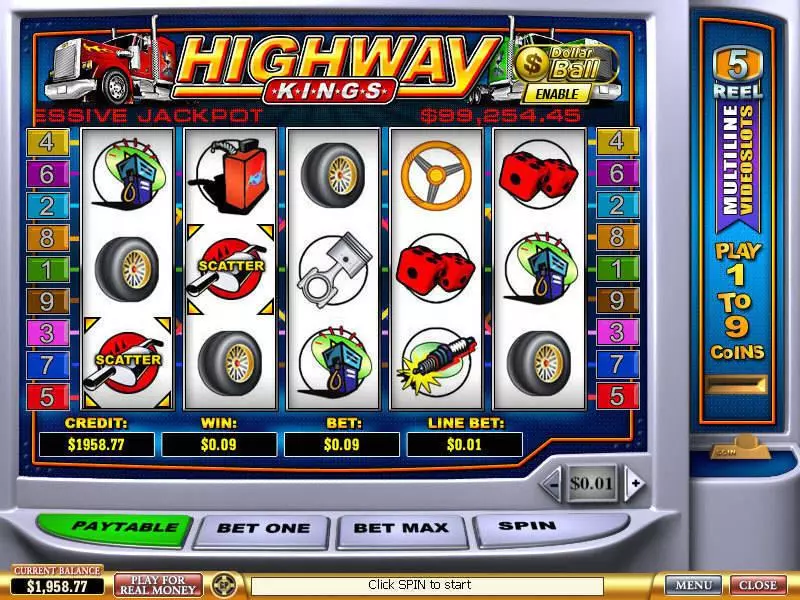 Highway Kings Free Casino Slot  with, delSecond Screen Game