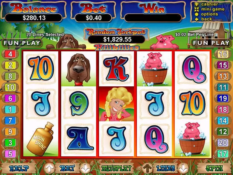 Hillbillies Free Casino Slot  with, delFree Spins