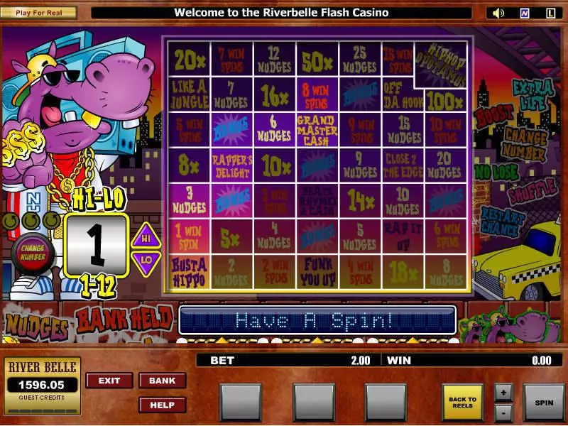 HipHopopotamus Free Casino Slot  with, delSecond Screen Game