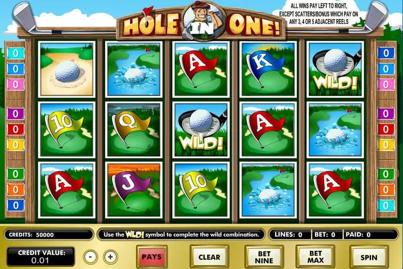 Hole In One! Free Casino Slot  with, delSecond Screen Game