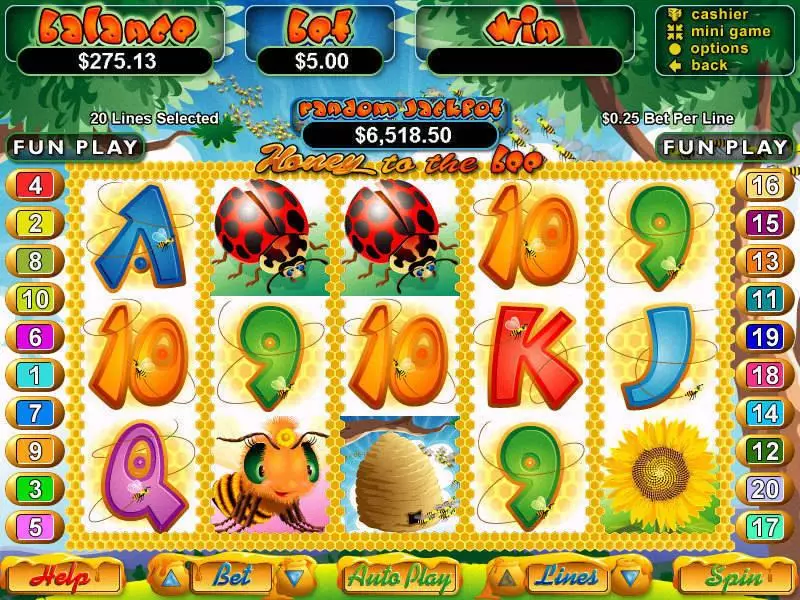 Honey to the Bee Free Casino Slot  with, delFree Spins