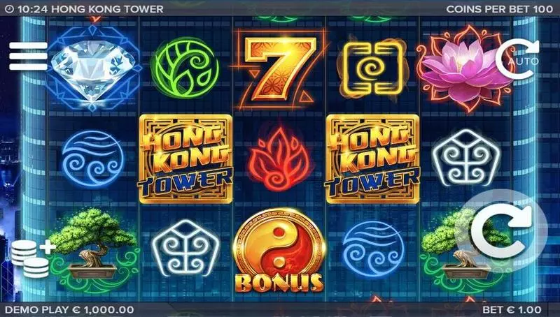 Hong Kong Tower Free Casino Slot  with, delWheel of Fortune