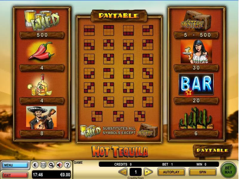 Hot Tequila Free Casino Slot  with, delFree Spins