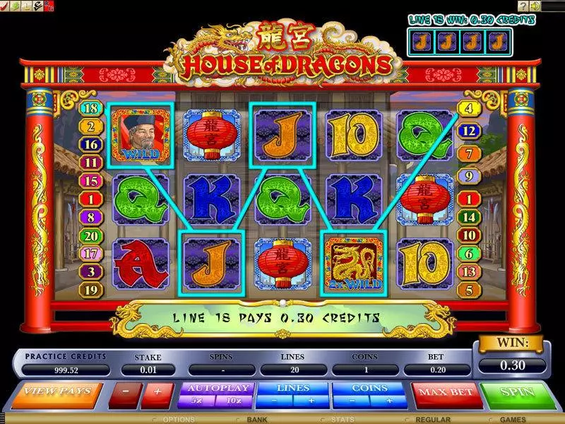 House of Dragons Free Casino Slot  with, delSecond Screen Game