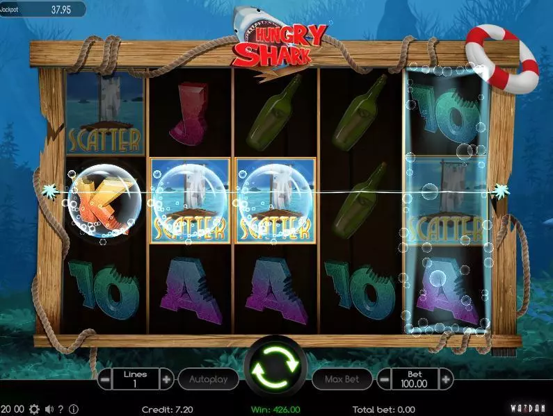Hungry Shark Free Casino Slot  with, delFree Spins