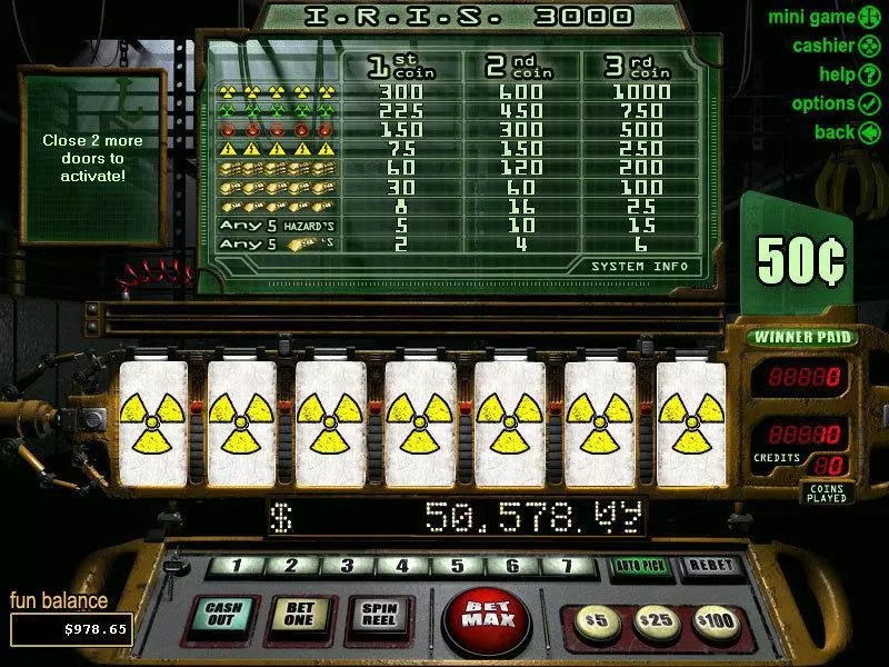I.R.I.S 3000 Free Casino Slot  with, delAccumulated Bonus