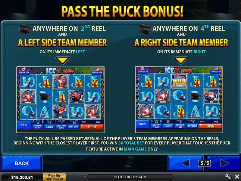 Ice Hockey Free Casino Slot  with, delFree Spins