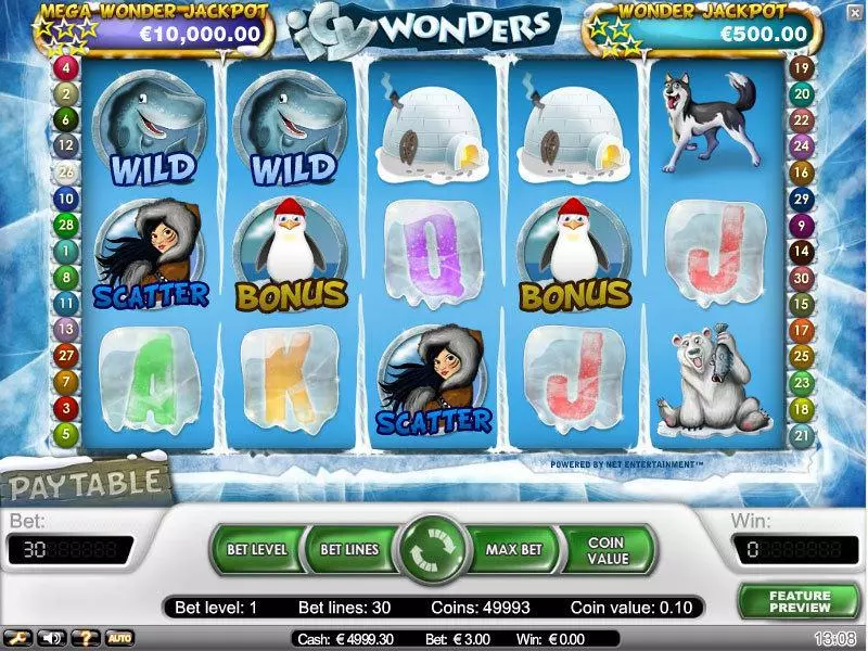 Icy Wonders Free Casino Slot  with, delFree Spins