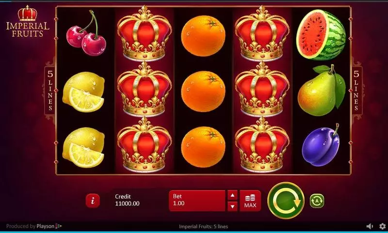 Imperial Fruits Free Casino Slot 