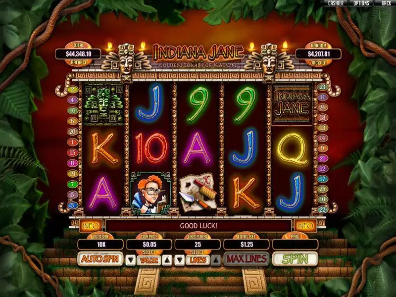 Indiana Jane Free Casino Slot  with, delSecond Screen Game