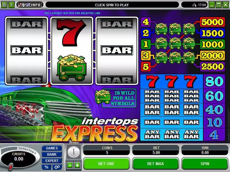 Intertops Express Free Casino Slot 