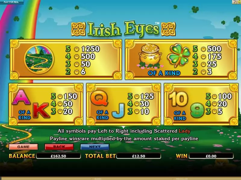 Irish Eyes Free Casino Slot  with, delFree Spins