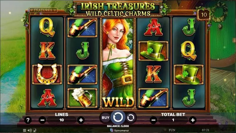 Irish Treasures – Wild Celtic Charms Free Casino Slot  with, delBuy Feature