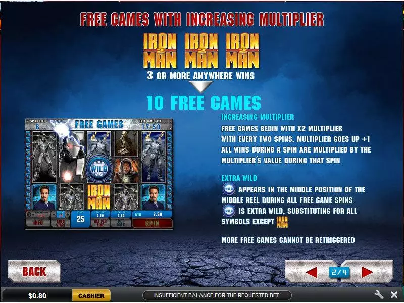 Iron Man 2 Free Casino Slot  with, delJackpot bonus game