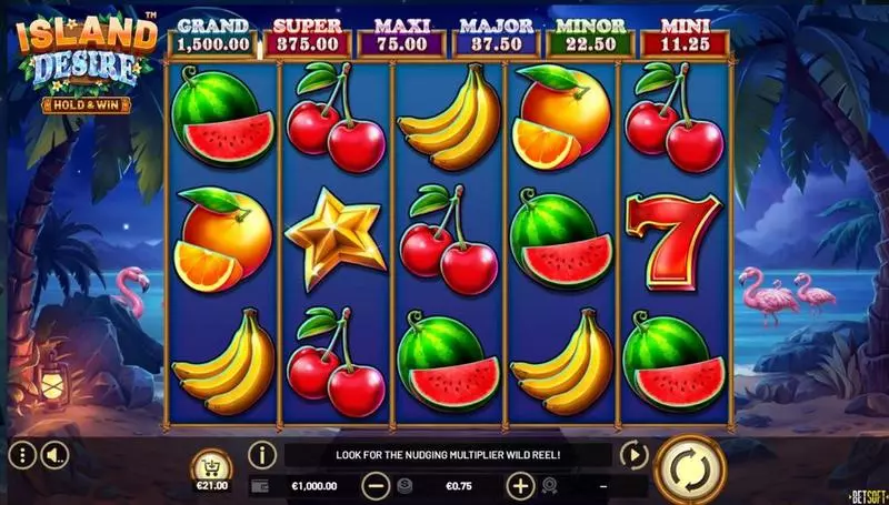 Island Desire - Hold & Win Free Casino Slot  with, delHold and Win