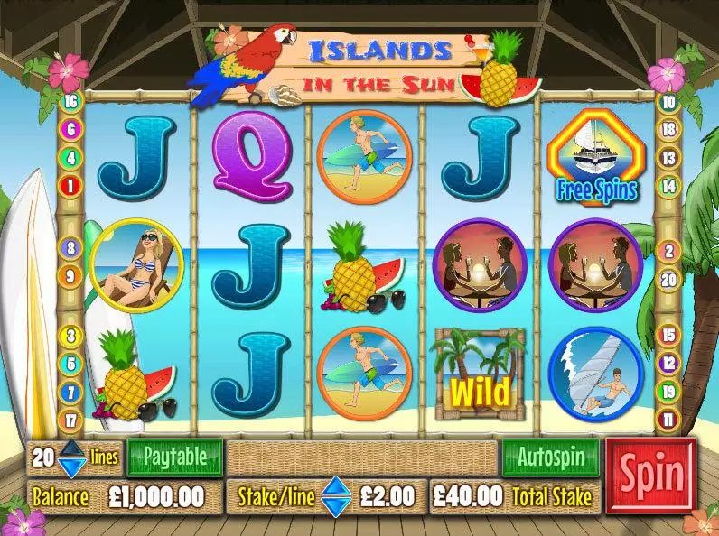 Islands in the Sun Free Casino Slot  with, delFree Spins