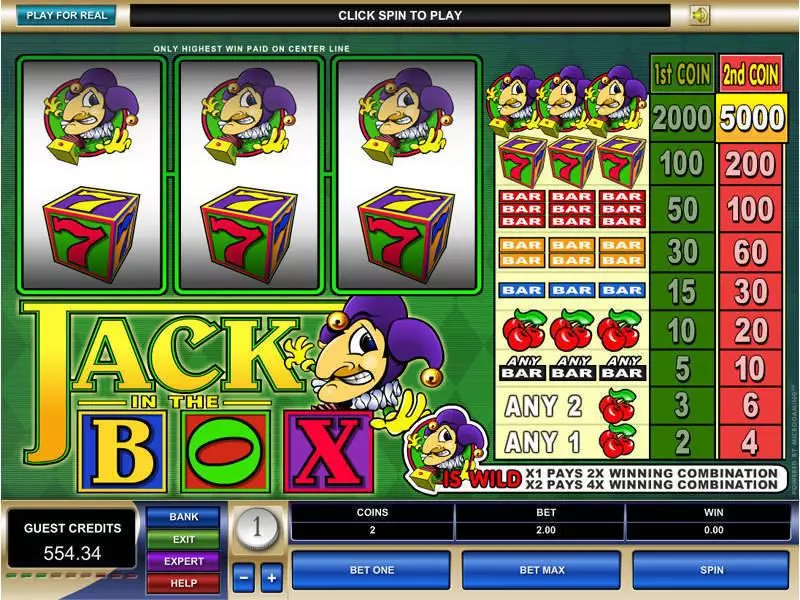 Jack in the Box Free Casino Slot 