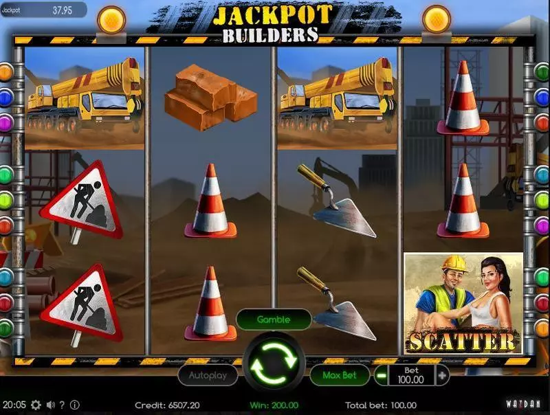 Jackpot Builders Free Casino Slot  with, delFree Spins