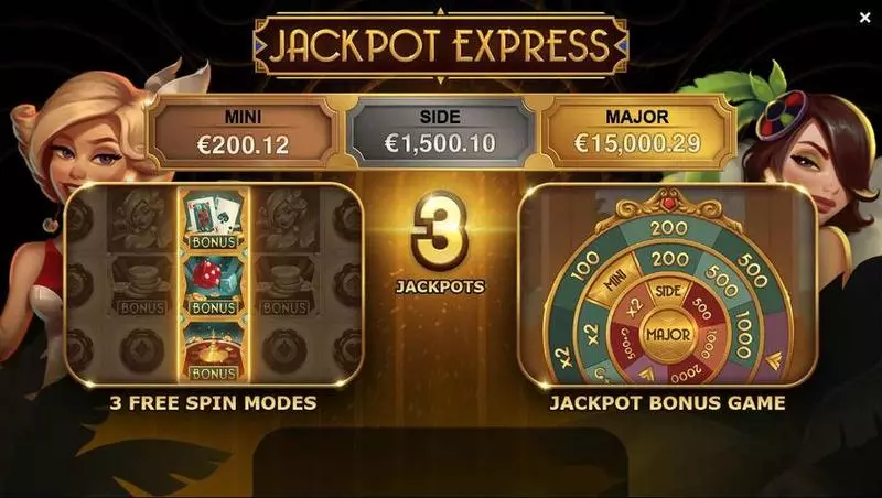 Jackpot Express Free Casino Slot  with, delFree Spins