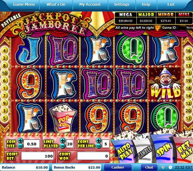 Jackpot Jamboree Free Casino Slot  with, delFree Spins