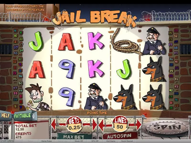 Jail Break Free Casino Slot  with, delFree Spins