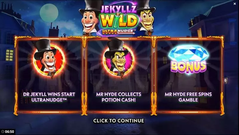 Jekyllz Wild UltraNudge Free Casino Slot  with, delUltranadge