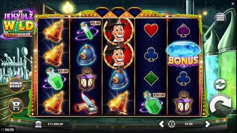 Jekyllz Wild UltraNudge Free Casino Slot  with, delUltranadge