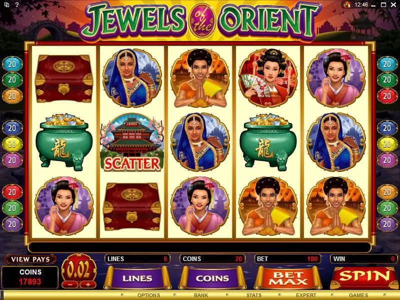 Jewels of the Orient Free Casino Slot  with, delFree Spins