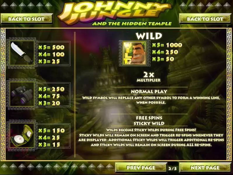 Johnny Jungle Free Casino Slot  with, delFree Spins