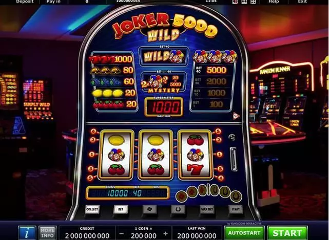 Joker 5000 Wild Free Casino Slot  with, delOn Reel Game