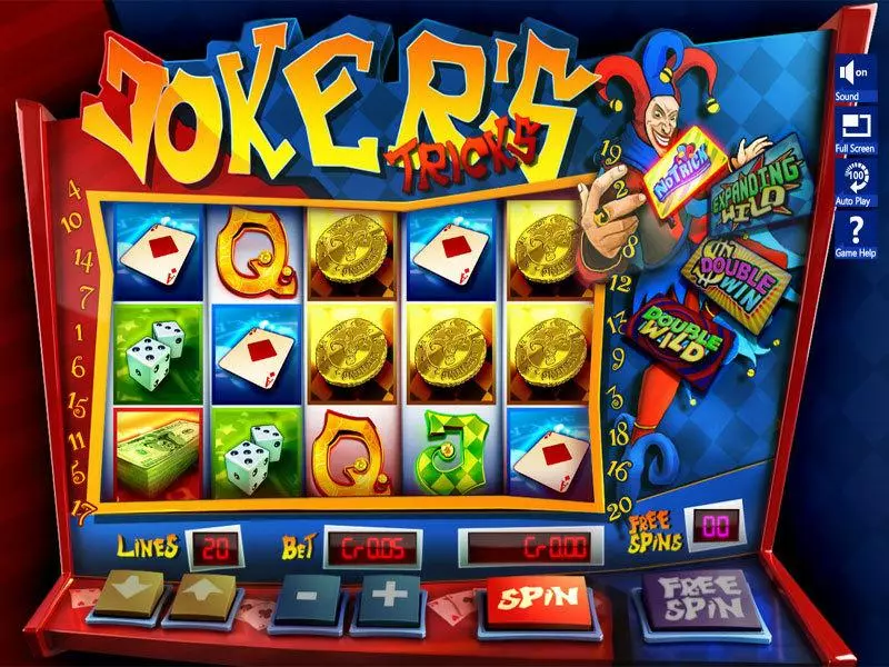 Jokers Tricks Free Casino Slot  with, delFree Spins