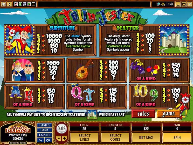 Jolly Jester Free Casino Slot  with, delFree Spins