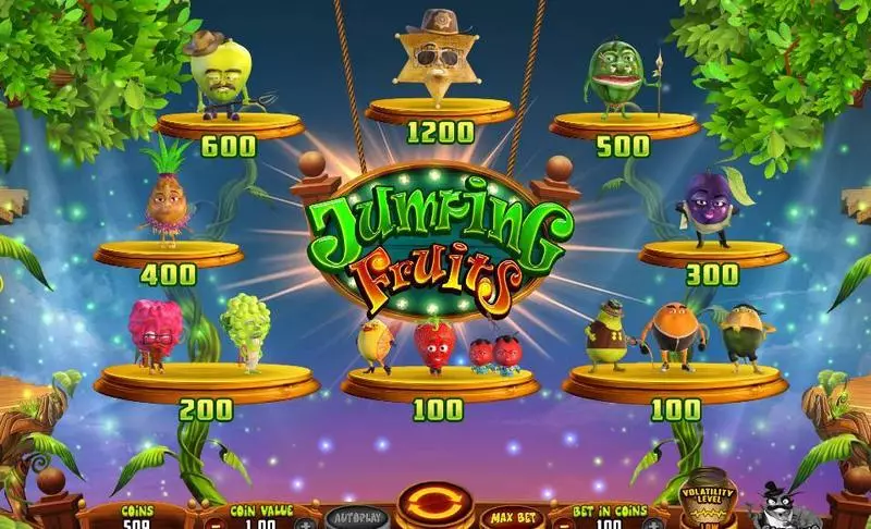 Jumping Fruits Free Casino Slot  with, delNudge Reel