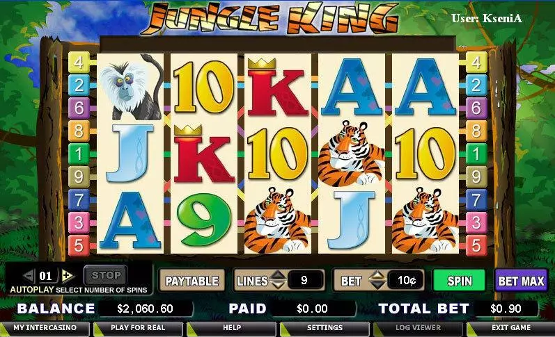 Jungle King Free Casino Slot  with, delSecond Screen Game